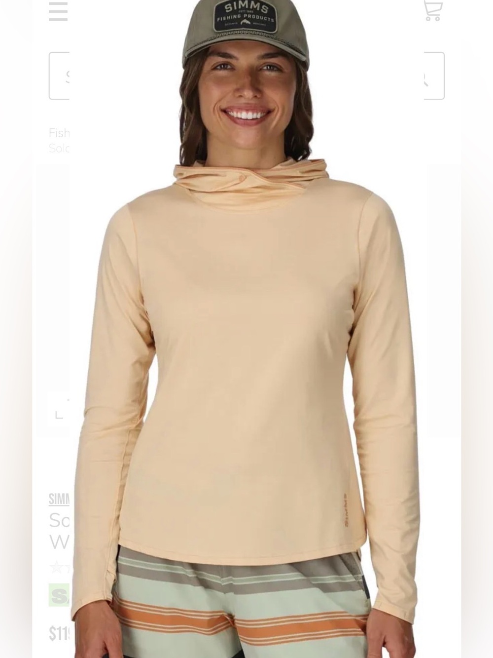 Simms Women's Long Sleeve Solarflex Hoodie